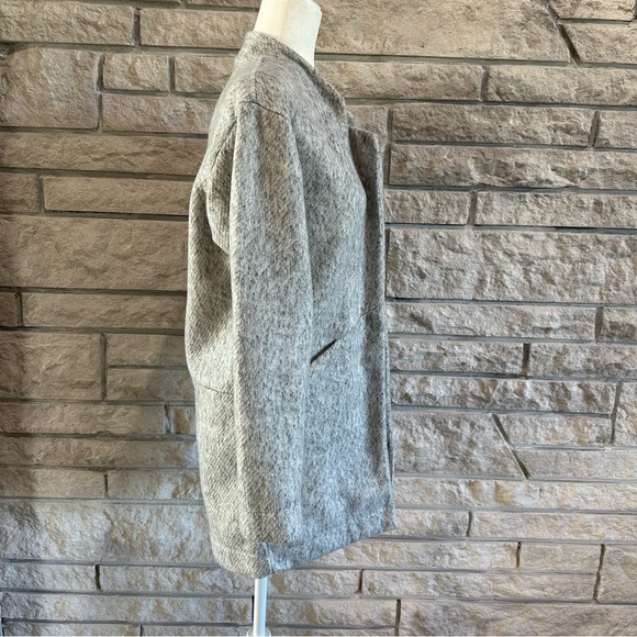 Express gray felt coat - Picture 5 of 8